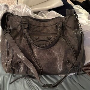 Balenciaga Gray Crossbody Bag